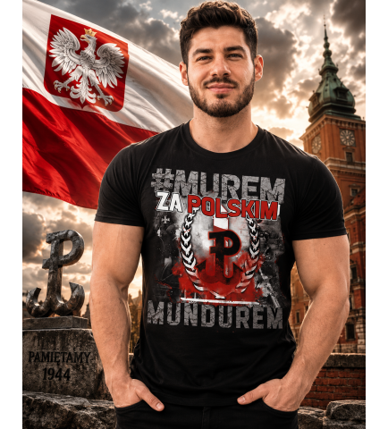 Koszulka MUREM ZA POLSKIM MUNDUREM